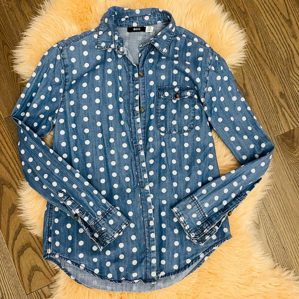 Chambray Polkadot shirt